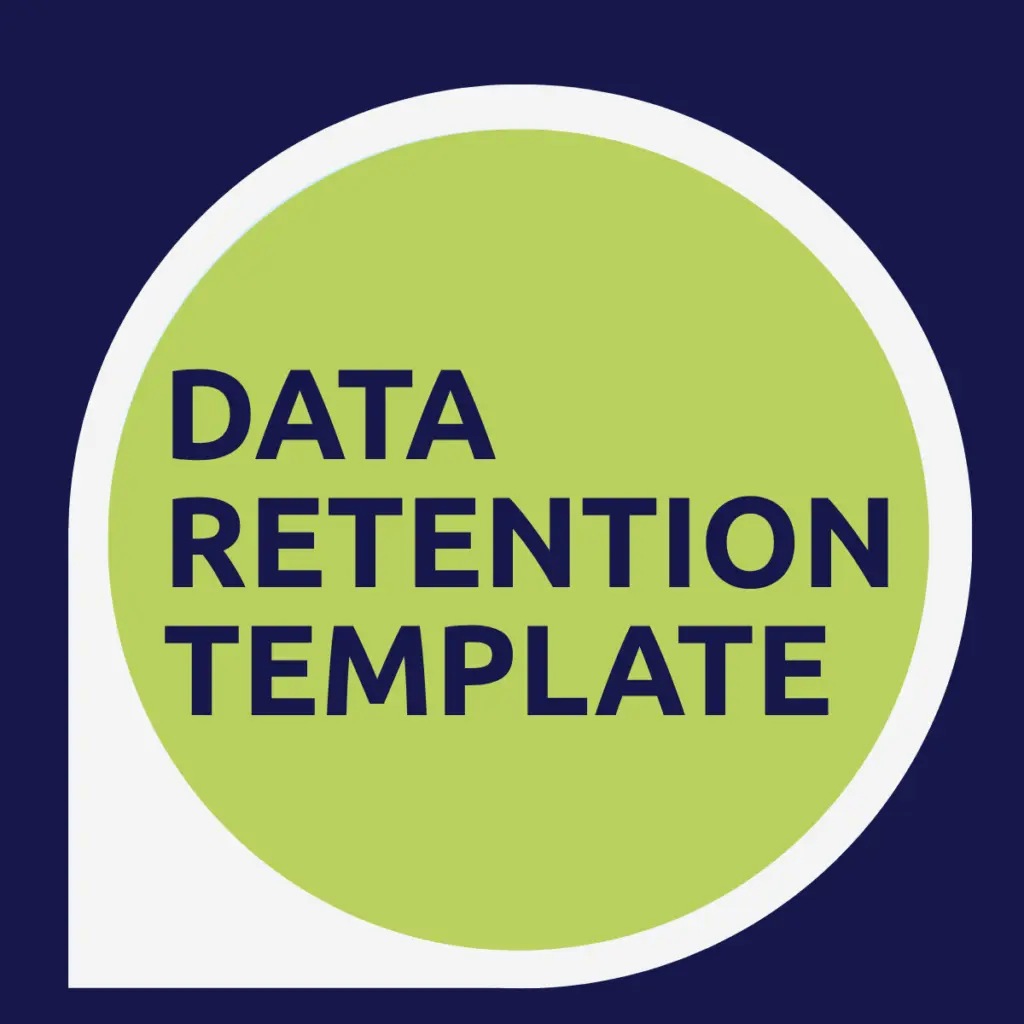 Data retention template